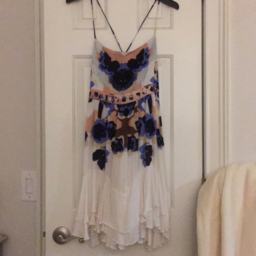 Multicolored free people dress.